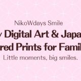 NikoWdays Smile – Cozy Digital Art & Japanese-Inspired Prints for Families | Little moments, big smiles.